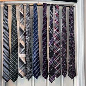 Ties!!! Kenneth Cole, Stafford, Michael Strahan Ready to Tie! Perfect condition!